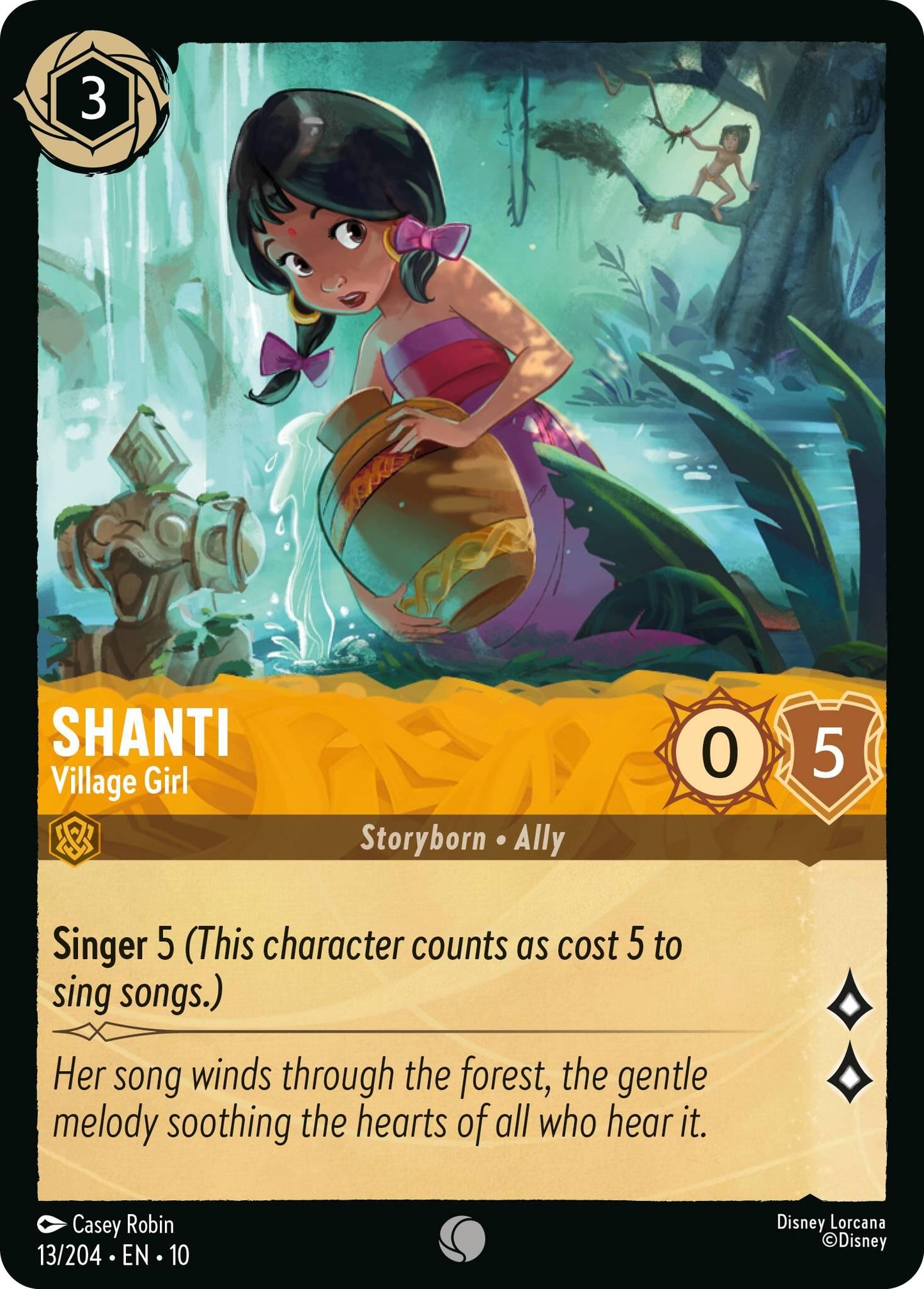 Disney Lorcana: Shanti - Village Girl card image