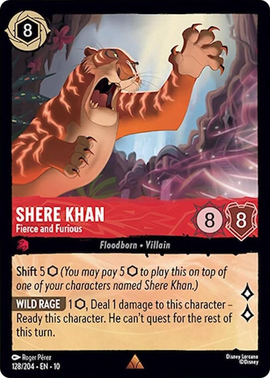 Disney Lorcana: Shere Khan - Fierce and Furious card image