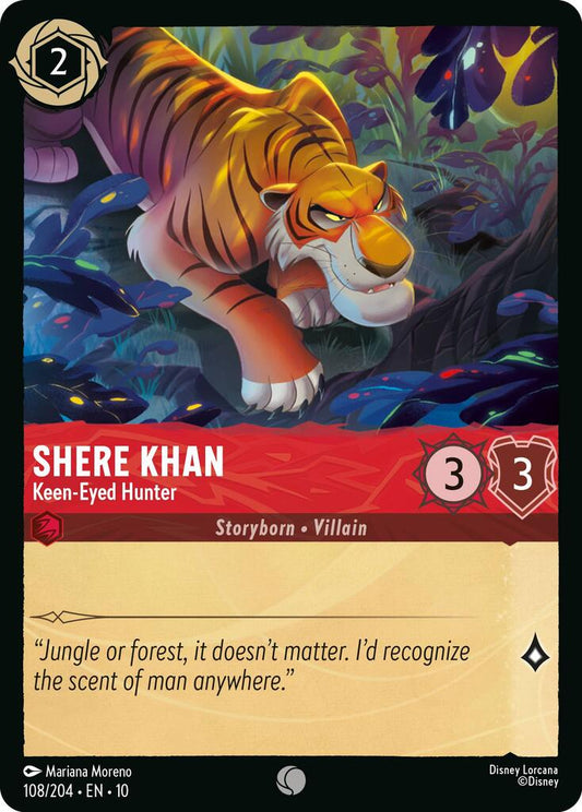 Disney Lorcana: Shere Khan - Keen-Eyed Hunter card image