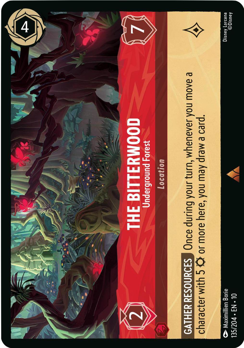 Disney Lorcana: The Bitterwood - Underground Forest card image