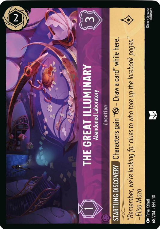 Disney Lorcana: The Great Illuminary - Abandoned Laboratory card image