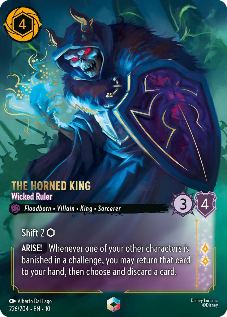 Disney Lorcana: The Horned King - Wicked Ruler (Enchanted) card image