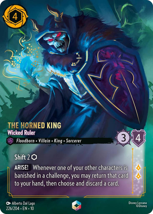 Disney Lorcana: The Horned King - Wicked Ruler (Enchanted) card image