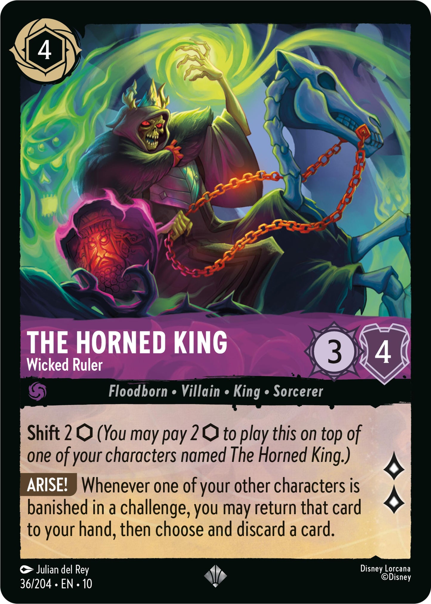 Disney Lorcana: The Horned King - Wicked Ruler card image