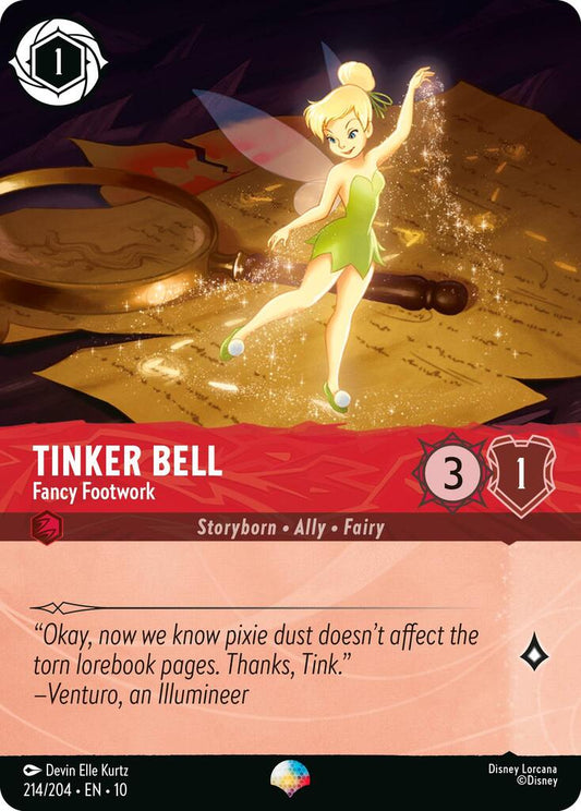 Disney Lorcana: Tinker Bell - Fancy Footwork (Epic) card image