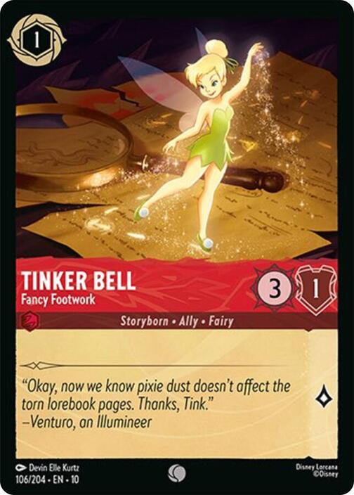 Disney Lorcana: Tinker Bell - Fancy Footwork card image