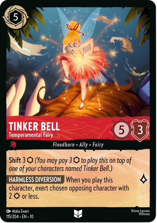 Disney Lorcana: Tinker Bell - Temperamental Fairy card image