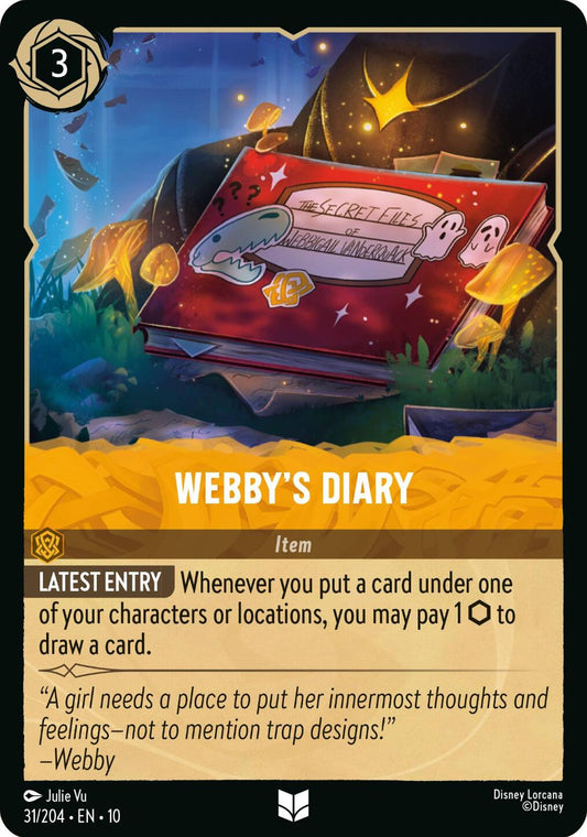 Disney Lorcana: Webby's Diary card image