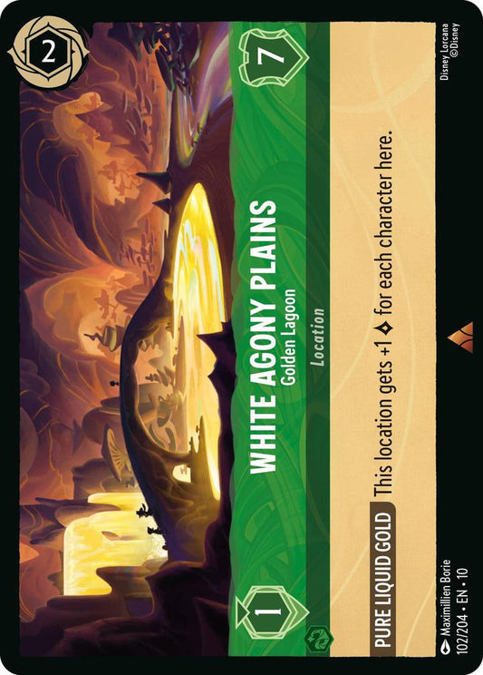 Disney Lorcana: White Agony Plains - Golden Lagoon card image
