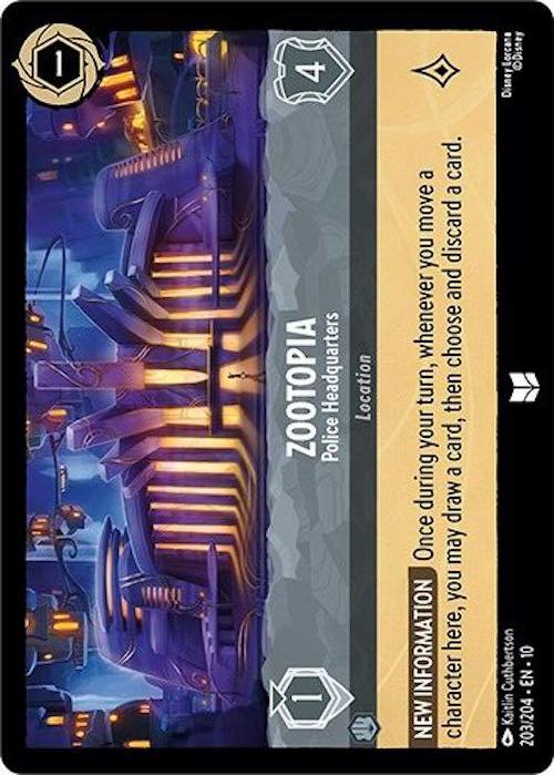 Disney Lorcana: Zootopia - Police Headquarters card image