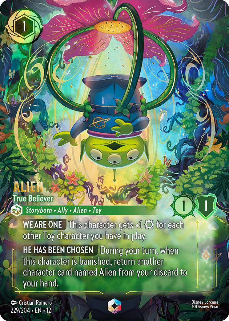 Disney Lorcana: Alien - True Believer (Enchanted) card image