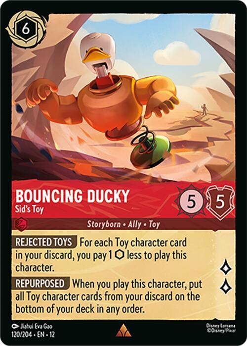 Disney Lorcana: Bouncing Ducky - Sid's Toy card image