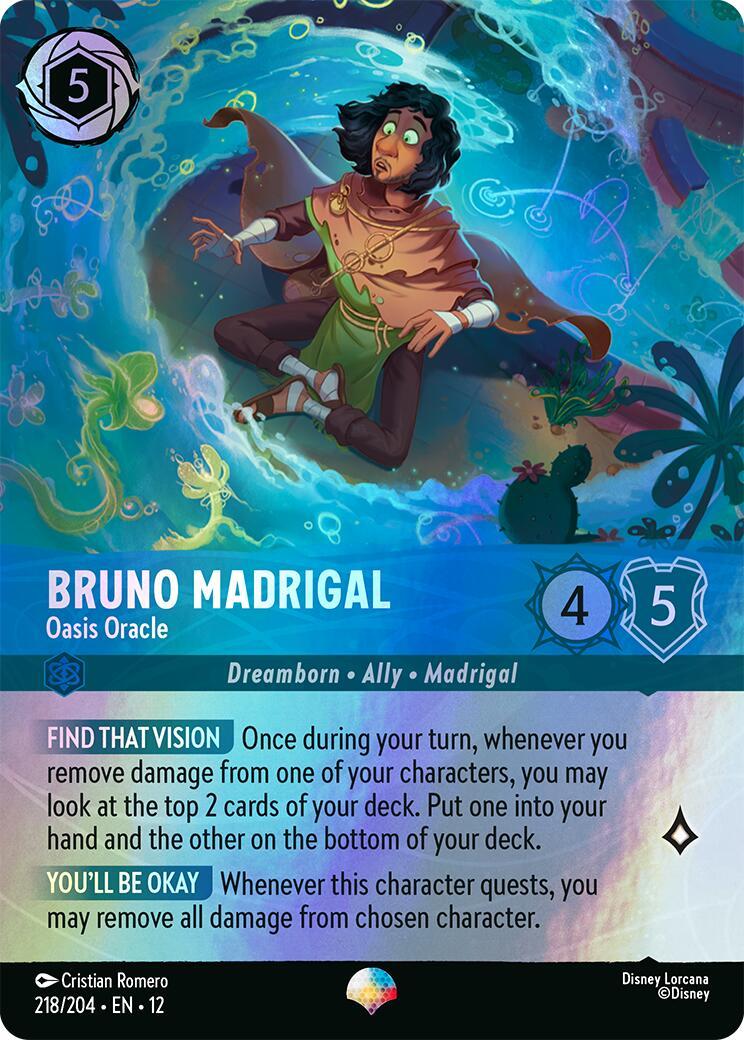 Disney Lorcana: Bruno Madrigal - Oasis Oracle (Epic) card image