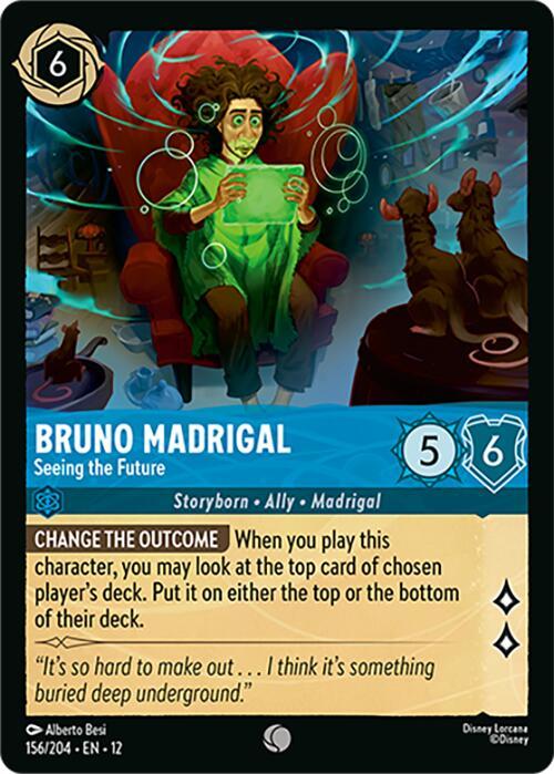 Disney Lorcana: Bruno Madrigal - Seeing the Future card image