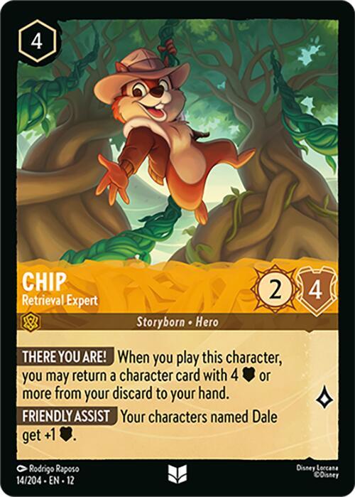 Disney Lorcana: Chip - Retrieval Expert card image