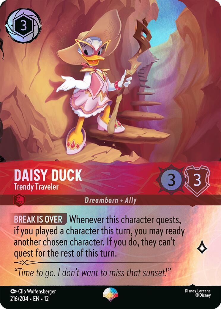 Disney Lorcana: Daisy Duck - Trendy Traveler (Epic) card image