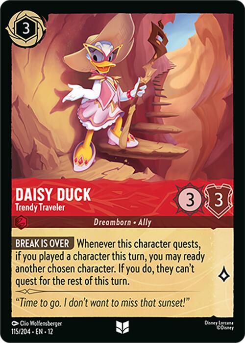 Disney Lorcana: Daisy Duck - Trendy Traveler card image