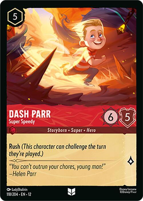 Disney Lorcana: Dash Parr - Super Speedy card image