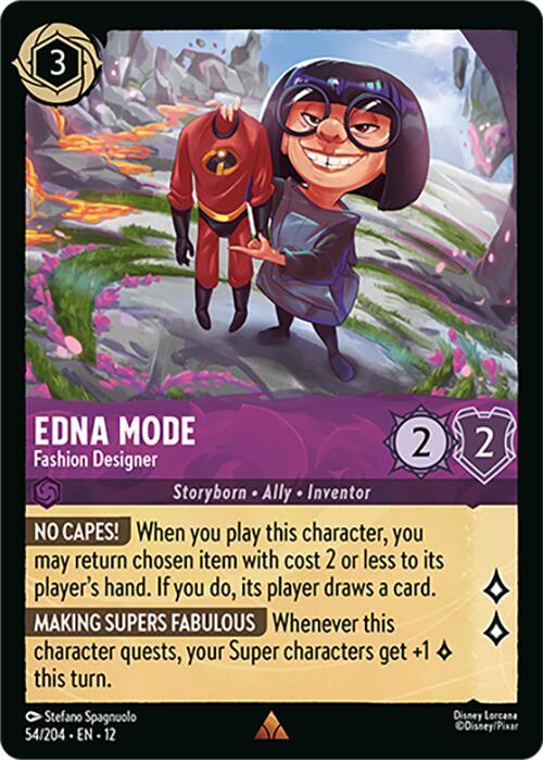 Disney Lorcana: Edna Mode - Fashion Designer card image