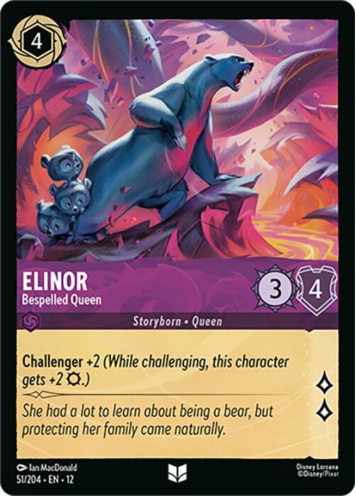 Disney Lorcana: Elinor - Bespelled Queen card image