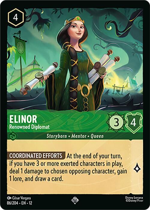 Disney Lorcana: Elinor - Renowned Diplomat card image