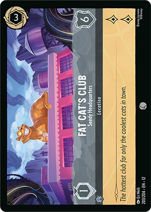 Disney Lorcana: Fat Cat's Club - Seedy Headquarters card image