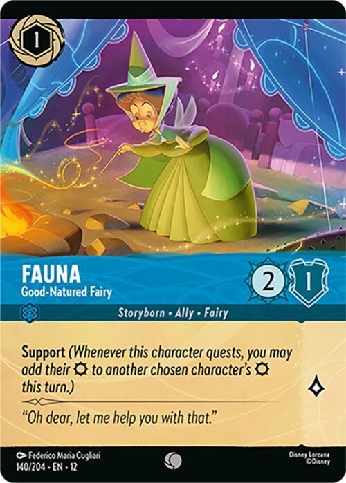 Disney Lorcana: Fauna - Good-Natured Fairy (Foil) card image