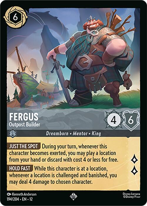 Disney Lorcana: Fergus - Outpost Builder card image