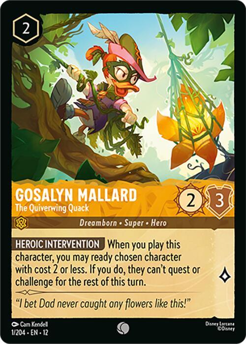 Disney Lorcana: Gosalyn Mallard - The Quiverwing Quack card image