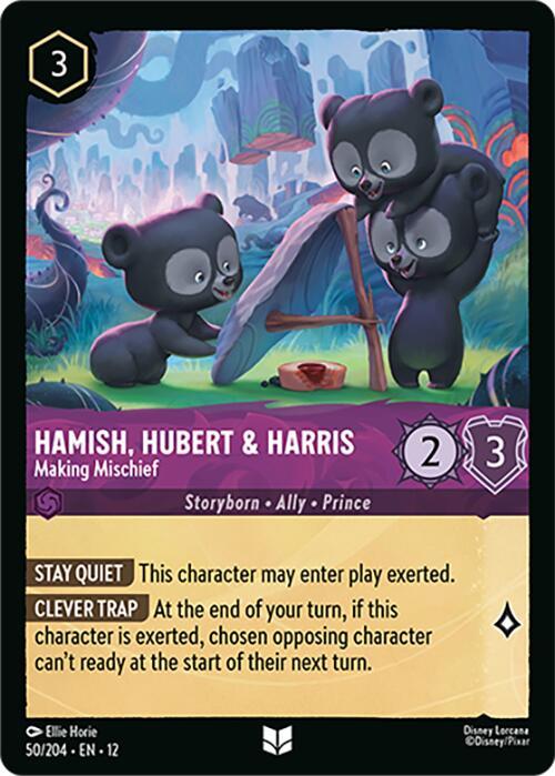 Disney Lorcana: Hamish, Hubert & Harris - Making Mischief card image