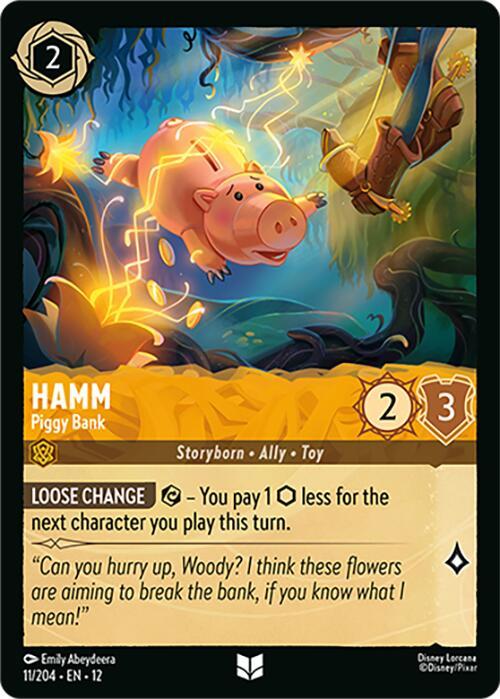 Disney Lorcana: Hamm - Piggy Bank card image