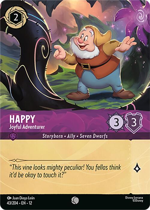 Disney Lorcana: Happy - Joyful Adventurer (Foil) card image