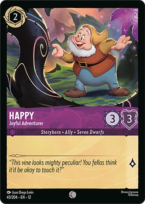 Disney Lorcana: Happy - Joyful Adventurer card image
