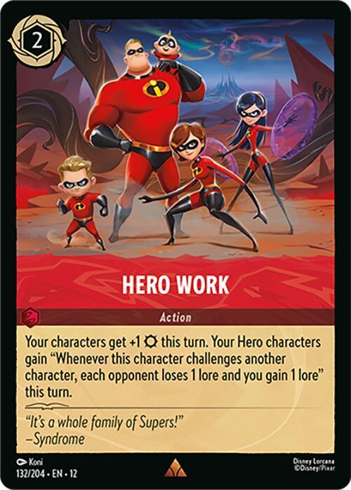 Disney Lorcana: Hero Work card image