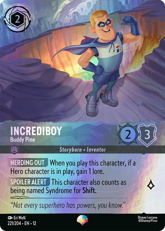 Disney Lorcana: Incrediboy - Buddy Pine (Epic) card image
