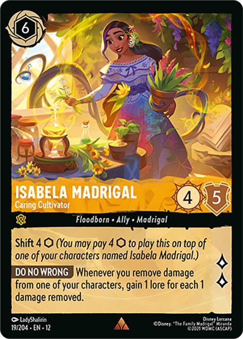 Disney Lorcana: Isabela Madrigal - Caring Cultivator card image