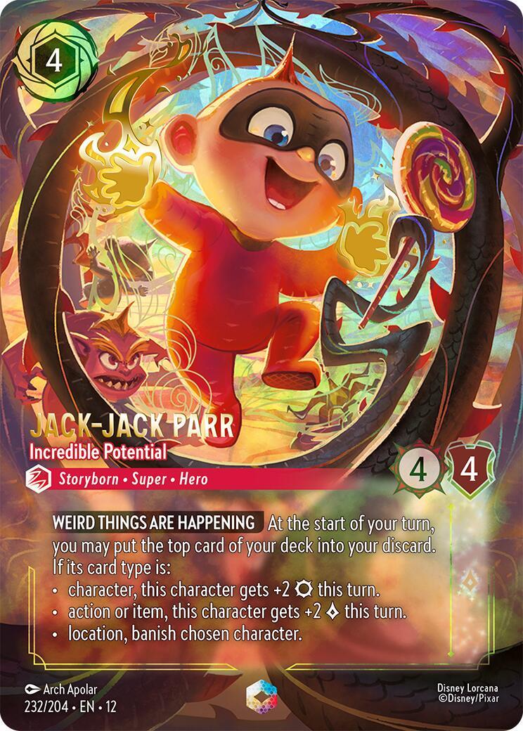 Disney Lorcana: Jack-Jack Parr - Incredible Potential (Enchanted) card image