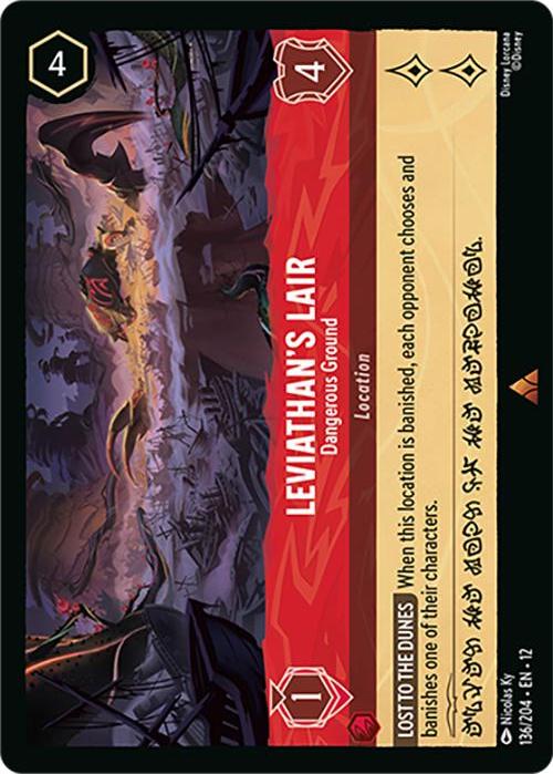 Disney Lorcana: Leviathan's Lair - Dangerous Ground card image