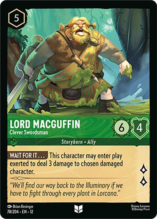 Disney Lorcana: Lord MacGuffin - Clever Swordsman card image