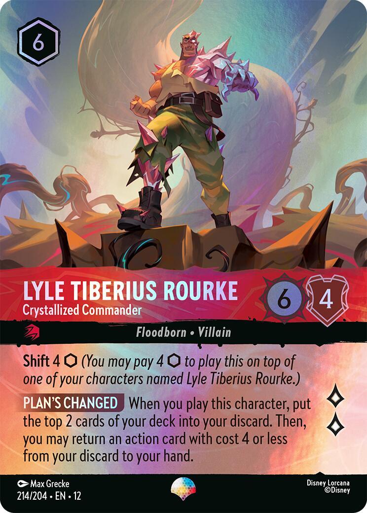 Disney Lorcana: Lyle Tiberius Rourke - Crystallized Commander (Epic) card image