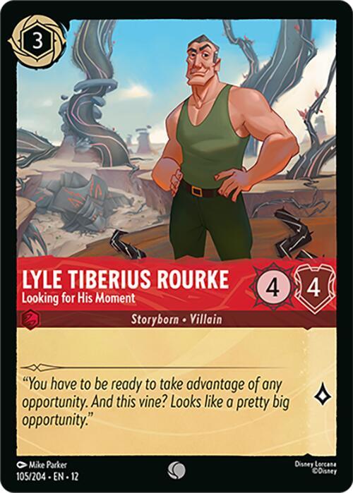 Disney Lorcana: Lyle Tiberius Rourke - Looking for His Moment card image