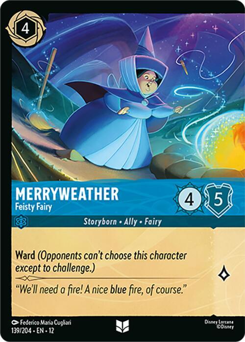 Disney Lorcana: Merryweather - Feisty Fairy (Foil) card image