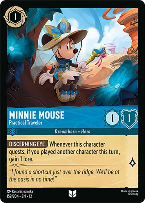 Disney Lorcana: Minnie Mouse - Practical Traveler card image