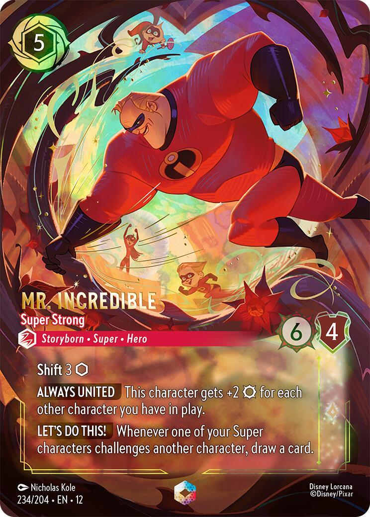 Disney Lorcana: Mr. Incredible - Super Strong (Enchanted) card image