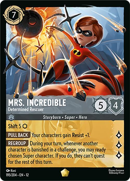 Disney Lorcana: Mrs. Incredible - Determined Rescuer card image