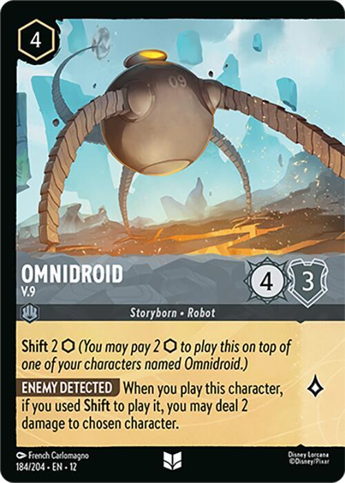 Disney Lorcana: Omnidroid - V.9 (Foil) card image