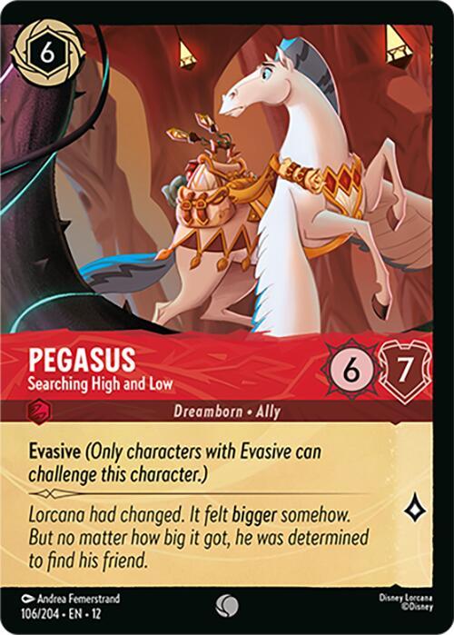 Disney Lorcana: Pegasus - Searching High and Low (Foil) card image