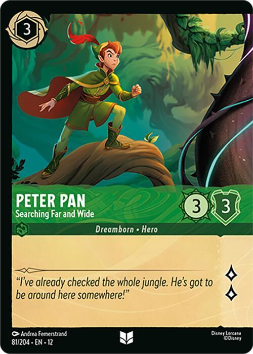 Disney Lorcana: Peter Pan - Searching Far and Wide (Foil) card image