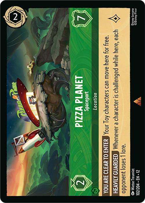 Disney Lorcana: Pizza Planet - Spaceport card image