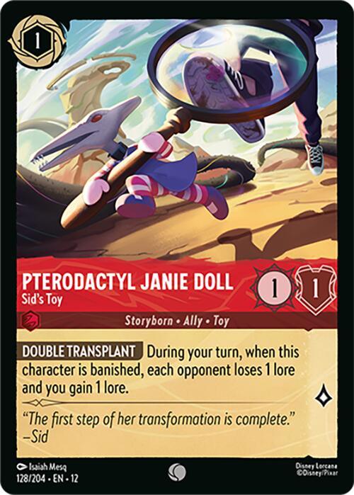 Disney Lorcana: Pterodactyl Janie Doll - Sid's Toy card image